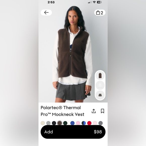Aritzia Jackets & Blazers - Polar fleece vest